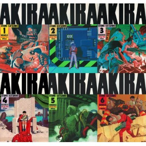 ﻿AKIRA - Coleção Completa em 6 volumes - Edição Japonesa アキラ 全6巻 セット
